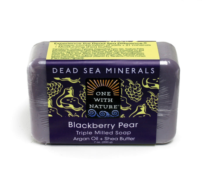 Blackberry Pear Triple Milled Mineral Soap