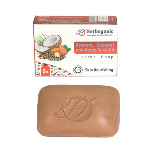Almond, Coconut and Hemp Seed Oil Herbal Soap