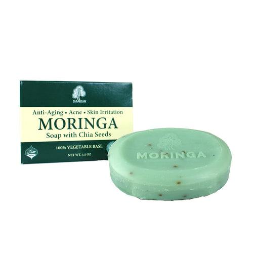 Moringa Soap with Chia Seeds